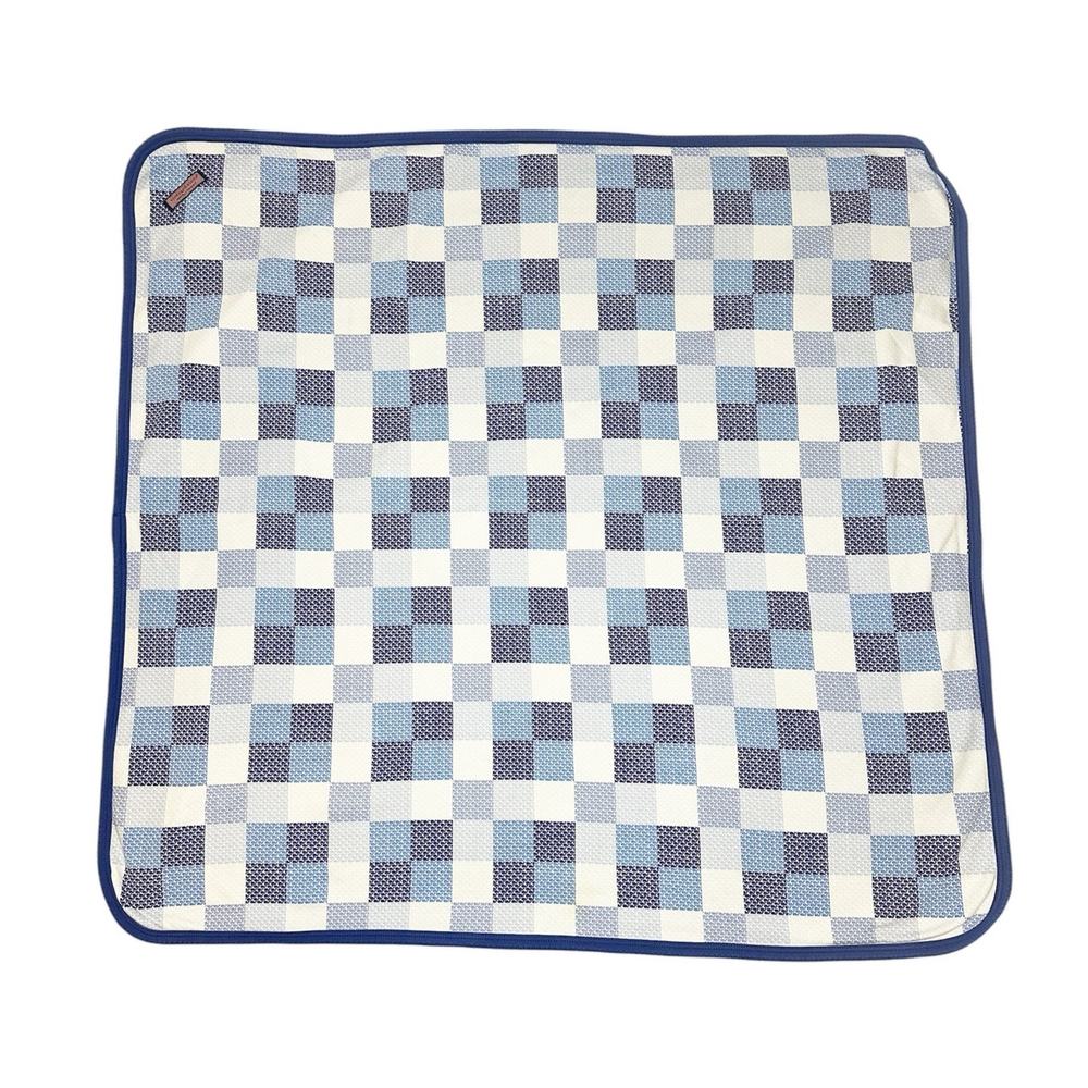 Vineyard Vines Checkered Whale Print Baby Blanket
